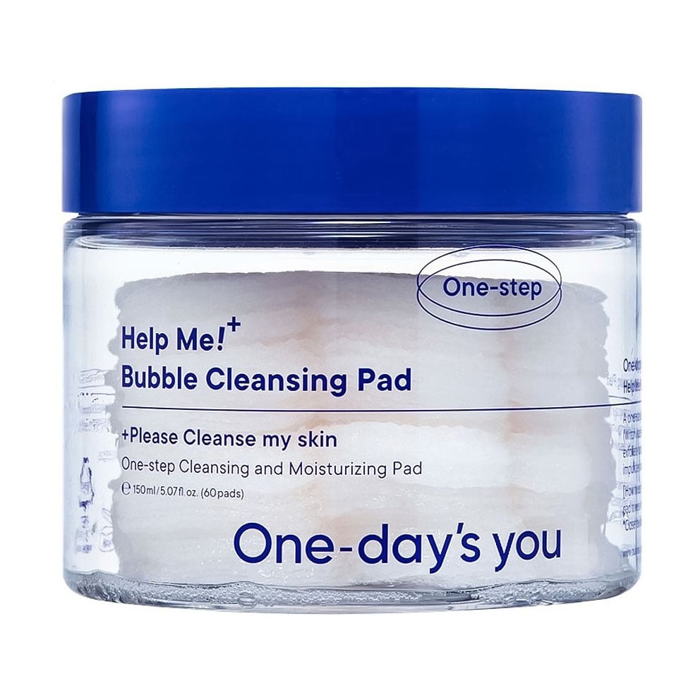 Пади для обличчя One-day's You Help Me! Bubble Cleansing Pad, 60 шт