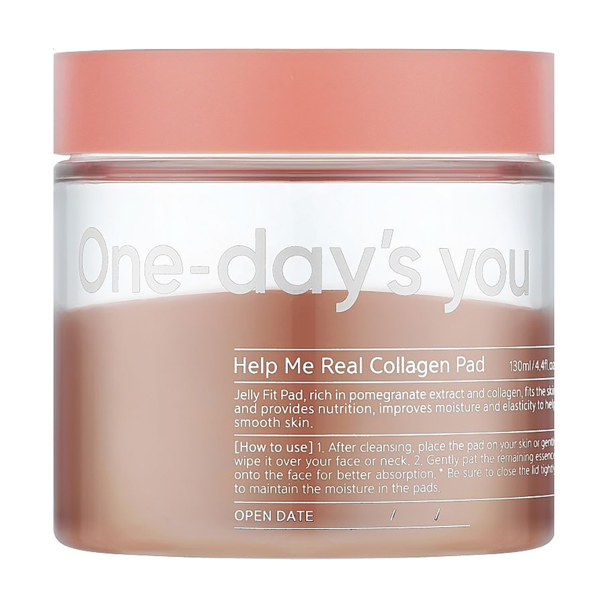 Тонер-диски для обличчя One-day's You Help Me Real Collagen Pad з колагеном, 70 шт