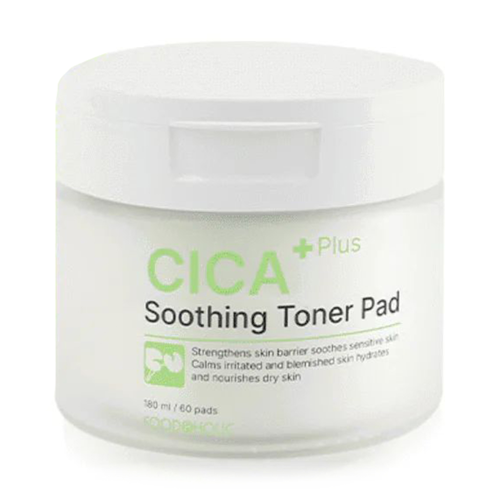 Тонер-пади для обличчя Food A Holic Cica Plus Soothing Toner Pad, 180 мл, 60 шт